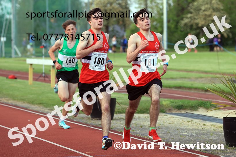 3000 metres, 2026 NEGP 2, Monkton Stadium, Wednesday, May 27th. Photo: David T. Hewitson/Sports for All Pics